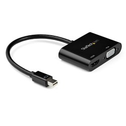 StarTech.com Mini DisplayPort to HDMI VGA Adapter - 4K 60Hz