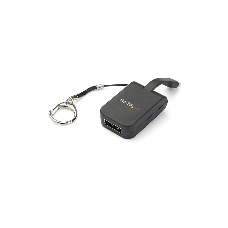 StarTech.com Portable USB-C to DisplayPort Adapter with Quick-Connect Keychain