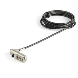 StarTech.com 2 m (6.6 ft.) Laptop Cable Lock - Nano-slot - Customizable Combination