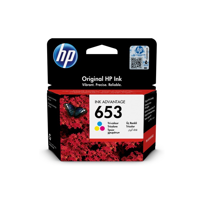 HP 653 Original Cyan,Magenta,Yellow 1 pc(s)