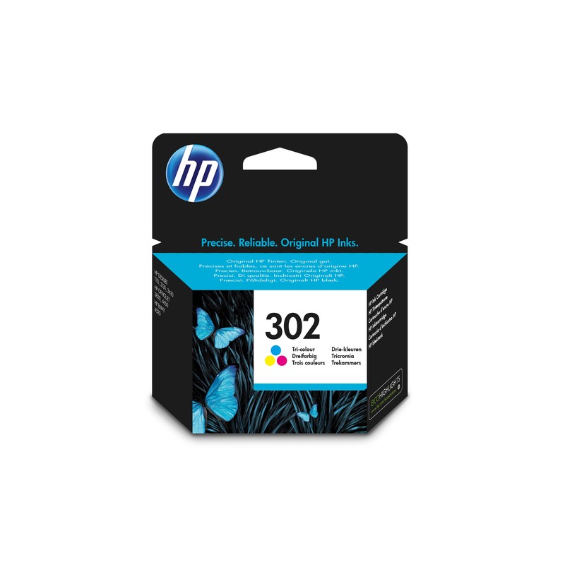 HP 302 Original Cyan, Magenta, Yellow 1 pc(s)