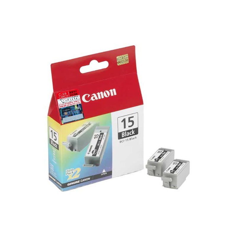 Canon Cartridge BCI-15 Black Original Multipack 2 pc(s)