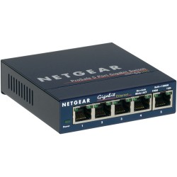 Netgear GS105 Unmanaged Gigabit Ethernet (10/100/1000) Blue