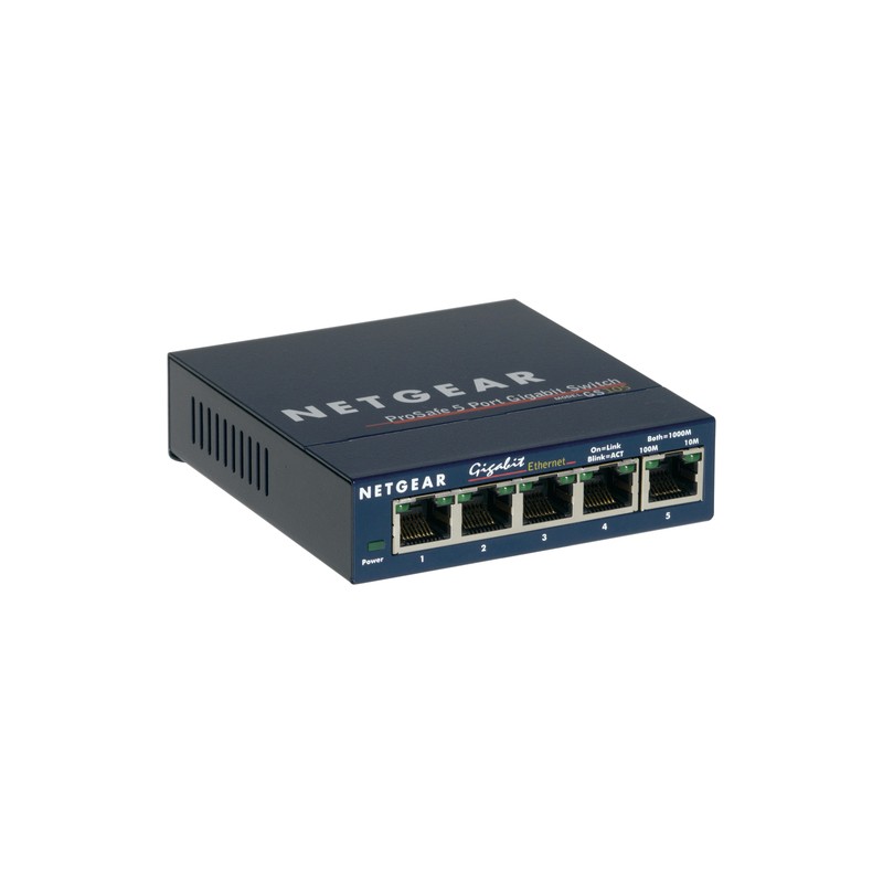 Netgear GS105 Unmanaged Gigabit Ethernet (10/100/1000) Blue